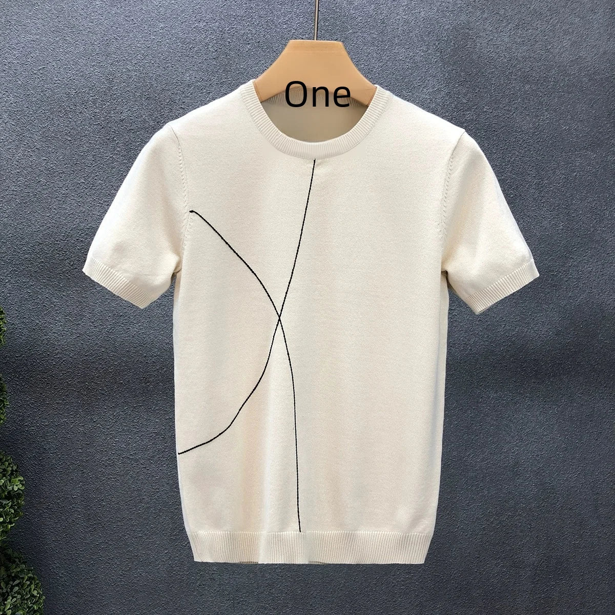 Men's Slim Fit Ice Silk Knitted